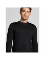BOSS KNITTED NECKLINE BLACK