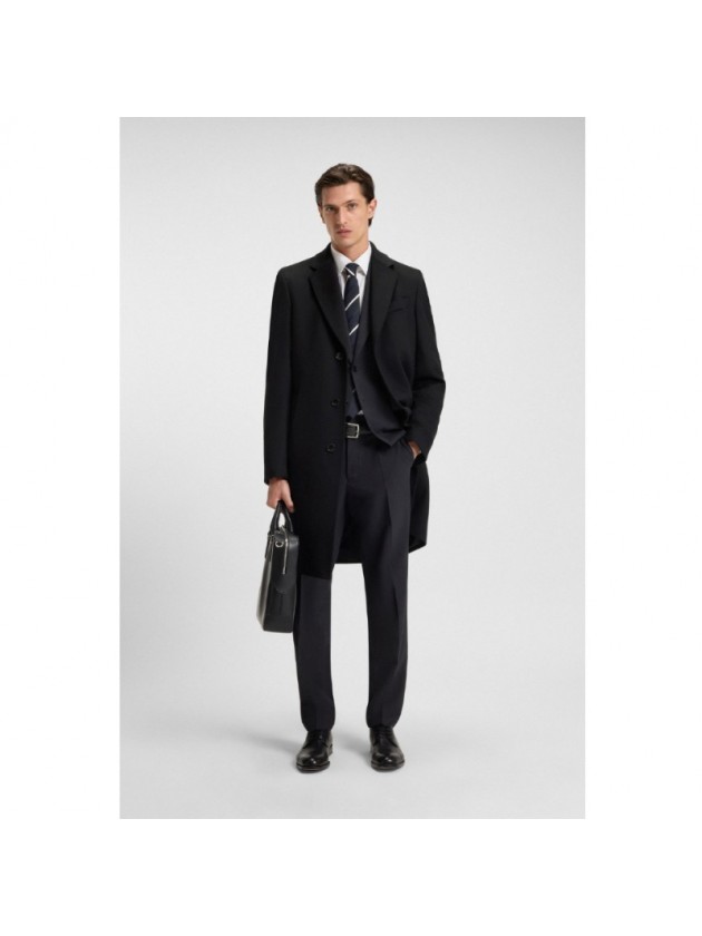 BOSS BLACK COAT IN WOOL AND CASHMERE
