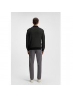 BOSS COTTON-BLEND SWEATER WITH TWO TONE STRUCTURE