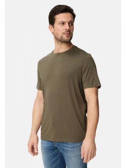 CAMEL ACTIVE T-SHIRT BASIC ANTIBACTERIAL DEEP OLIVE