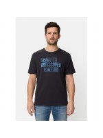 CAMEL ACTIVE T-SHIRT PRINTED DARK BLUE