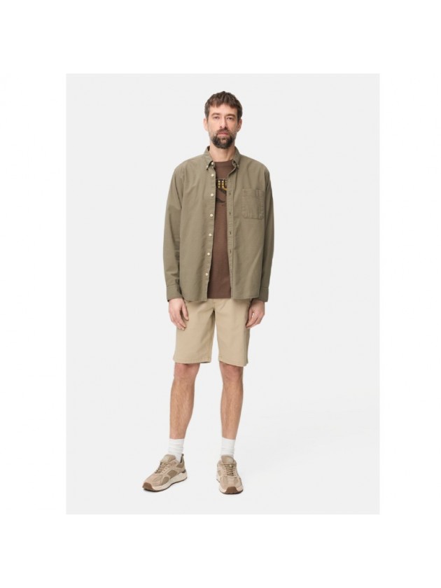 CAMEL ACTIVE T-SHIRT PRINTED MUD BROWN