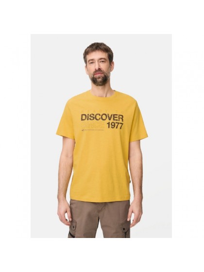 CAMEL ACTIVE T-SHIRT PRINTED SUN YELLOW