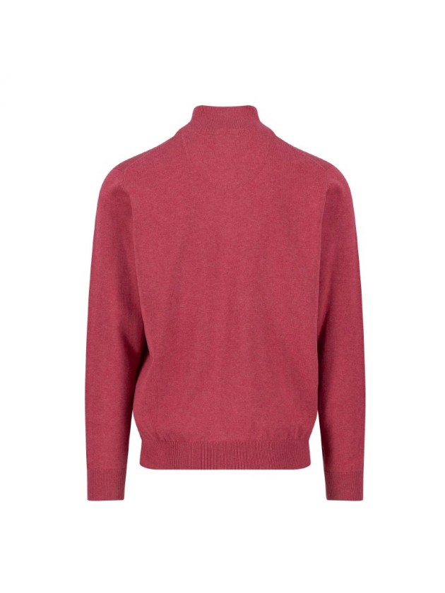 FYNCH HATTON ΠΛΕΚΤΟ ZIP ΦΕΡΜΟΥΑΡ BERRY