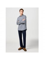 WRANGLER ΠΑΝΤΕΛΟΝΙ JEAN GREENSBORO ΜΠΛΕ REGULAR FIT