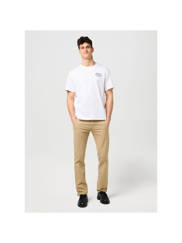 WRANGLER REGULAR CHINOS ΠΑΝΤΕΛΟΝΙ ΜΠΕΖ