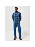 WRANGLER  ΠΟΥΚΑΜΙΣΟ ΚΑΡΩ ΜΠΛΕ