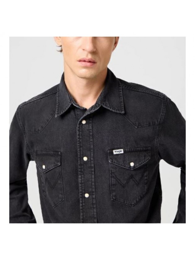 WRANGLER ΠΟΥΚΑΜΙΣΟ ΤΖIΝ ΜΑΥΡΟ