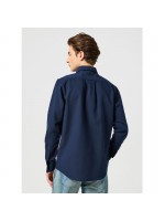 WRANGLER OXFORD ΠΟΥΚΑΜΙΣΟ ΜΠΛΕ