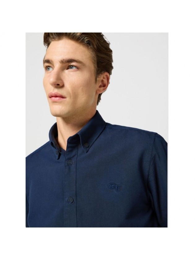 WRANGLER OXFORD ΠΟΥΚΑΜΙΣΟ ΜΠΛΕ