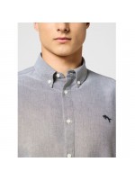 WRANGLER OXFORD ΠΟΥΚΑΜΙΣΟ ΓΚΡΙ