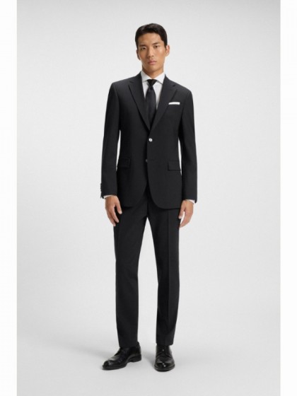 ΠΑΝΤΕΛΟΝΙ ΥΦΑΣΜΑΤΙΝΟ ΜΑΥΡΟ SLIM FIT