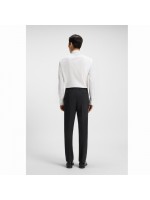 BOSS SLIM FIT WOOL BLEND PANTS BLACK