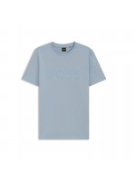 BOSS T-SHIRT ΣΙΕΛ ΜΕ ΛΟΓΟΤΥΠΟ