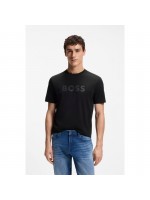 BOSS T-SHIRT BLACK WITH LOGO