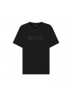 BOSS T-SHIRT BLACK WITH LOGO