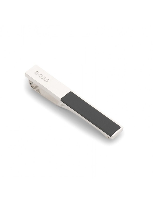 BOSS Cufflink and Tie Clip Set B-EMAMELSET-TIE Black