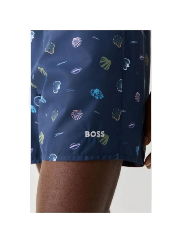 BOSS Designer Blue Swim Shorts