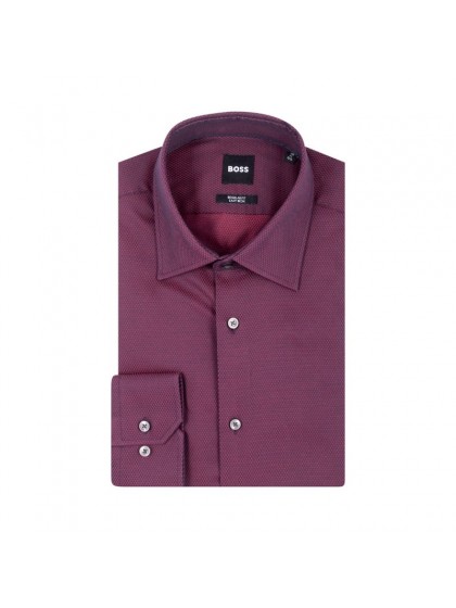 BOSS ΠΟΥΚΑΜΙΣΟ ΜΠΟΡΝΤΩ EASY-IRON REGULAR FIT