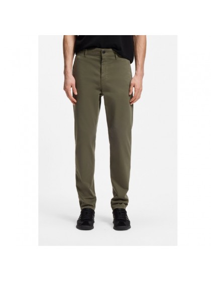 BOSS ΠΑΝΤΕΛΟΝΙ CHINO TAPERED ΛΑΔΙ TAPERED FIT