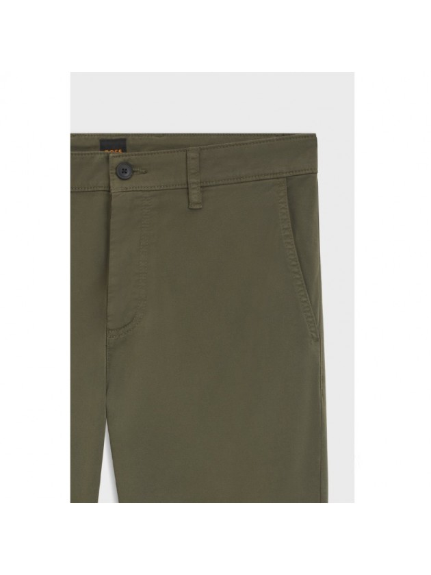 BOSS ΠΑΝΤΕΛΟΝΙ CHINO TAPERED ΛΑΔΙ TAPERED FIT
