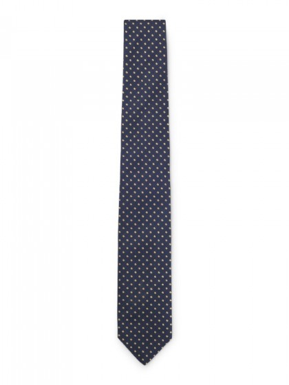 BOSS ΓΡΑΒΑΤΑ ΜΕΙΓΜΑ ΜΕΤΑΞΙΟΥ ΜΕ MICRO PATTERN ΜΠΛΕ