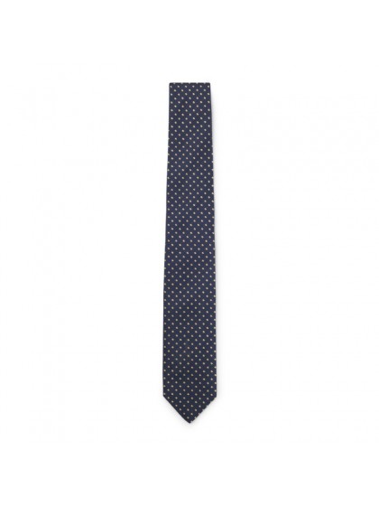BOSS ΓΡΑΒΑΤΑ ΜΕΙΓΜΑ ΜΕΤΑΞΙΟΥ ΜΕ MICRO PATTERN ΜΠΛΕ