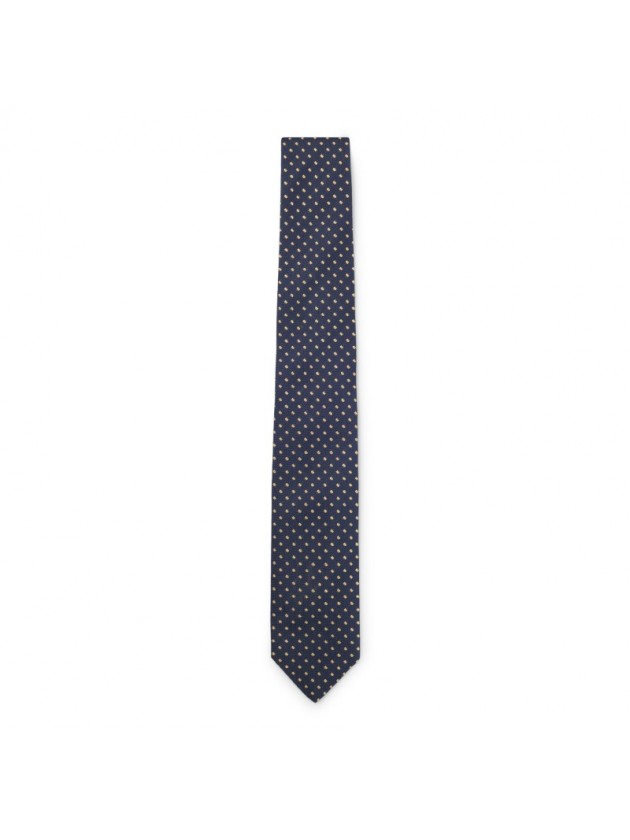 BOSS ΓΡΑΒΑΤΑ ΜΕΙΓΜΑ ΜΕΤΑΞΙΟΥ ΜΕ MICRO PATTERN ΜΠΛΕ