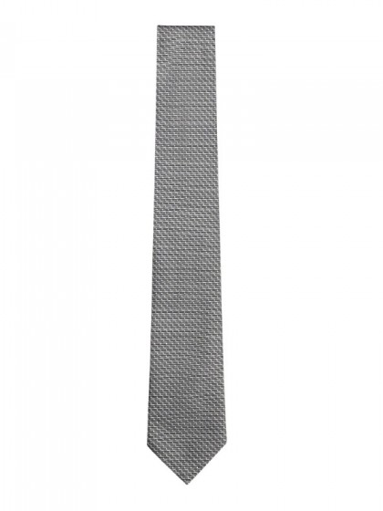 BOSS ΓΡΑΒΑΤΑ 100%SILK 8CM ΓΚΡΙ