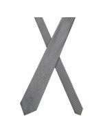 BOSS ΓΡΑΒΑΤΑ 100%SILK 8CM ΓΚΡΙ
