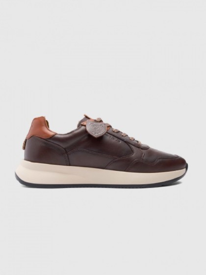 AMBITIOUS RONNIE LEATHER RUNNER SHOES TDM