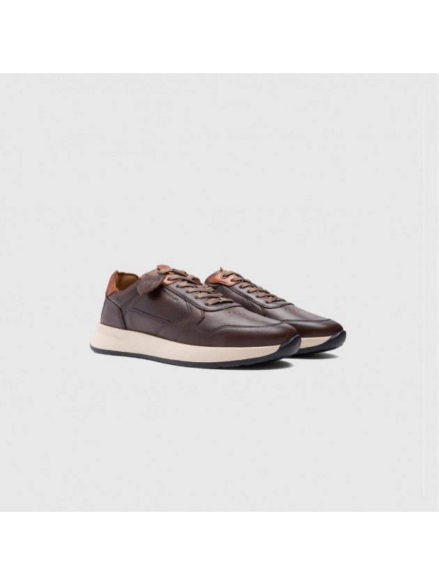 AMBITIOUS RONNIE LEATHER RUNNER SHOES TDM