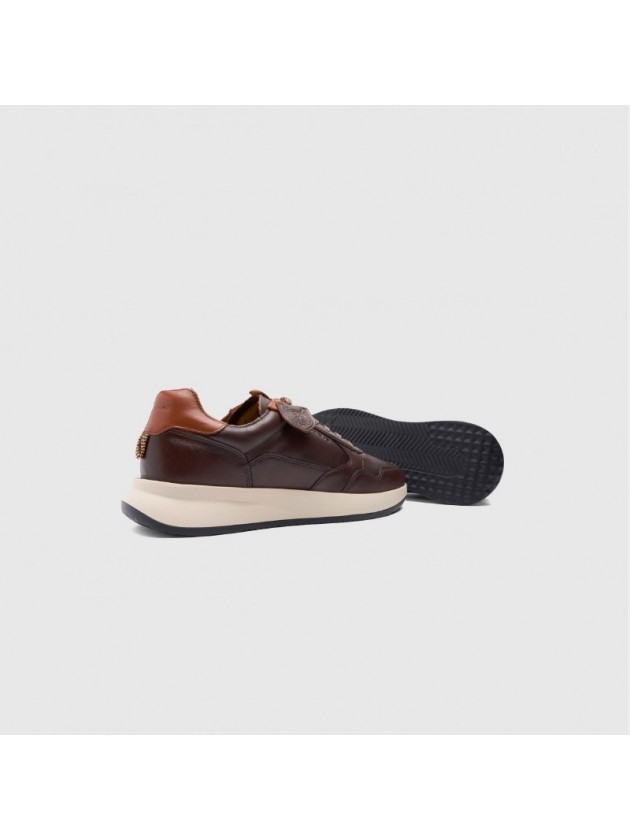 AMBITIOUS RONNIE LEATHER RUNNER SHOES TDM