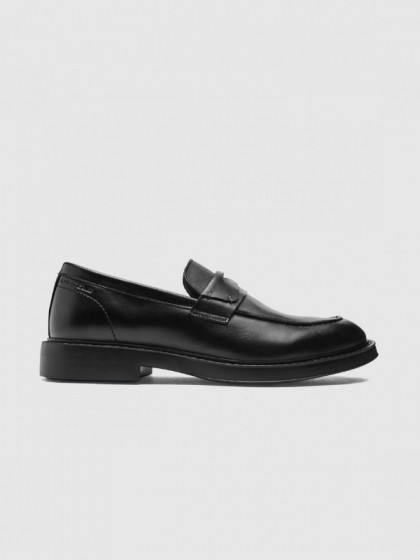 AMBITIOUS SMART BLACK LEATHER LOAFERS