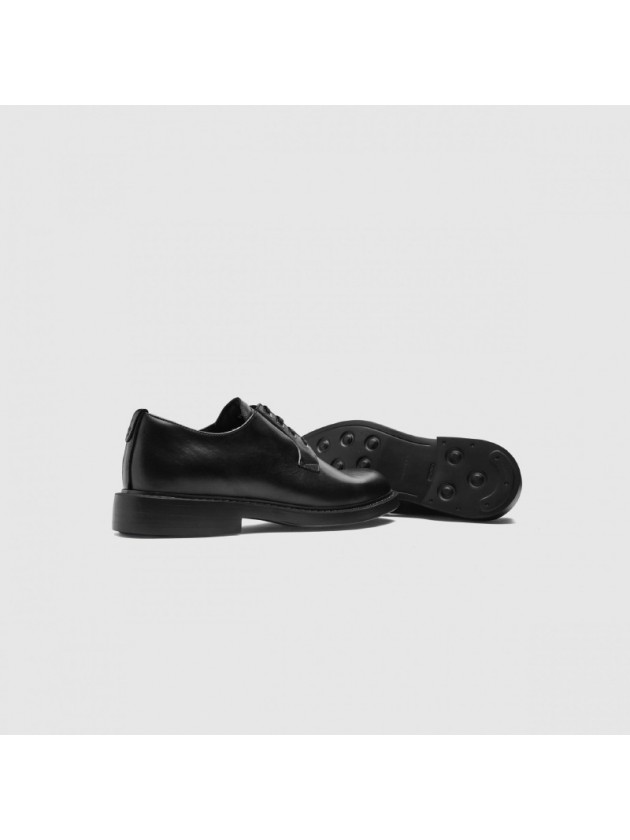 AMBITIOUS SMART BLACK LEATHER DERBY SHOES