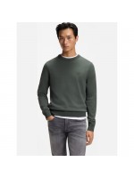 BOSS KHAKI CREW-NECK KNITWEAR