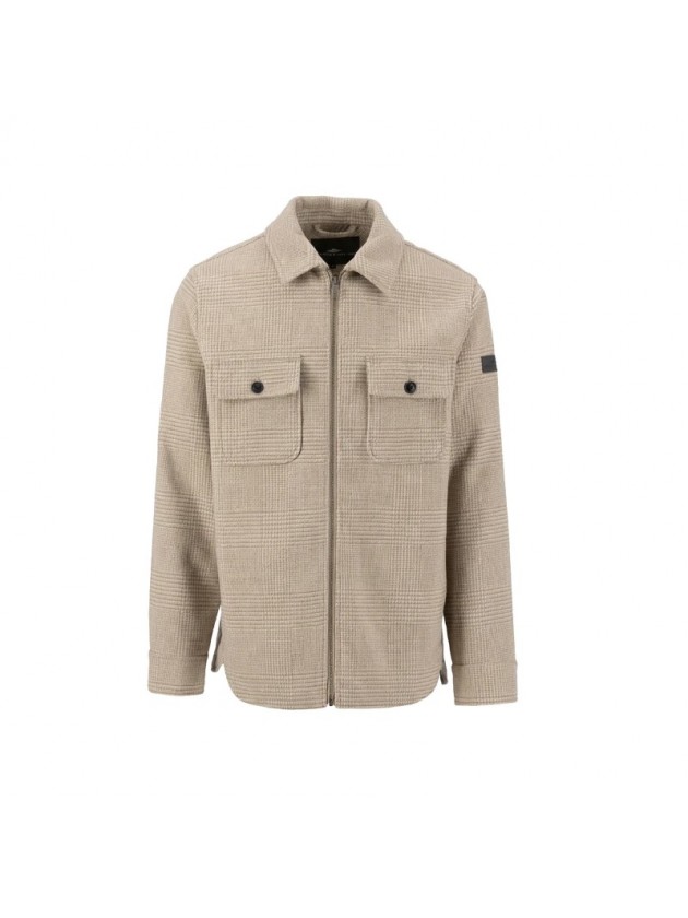 FYNCH-HATTON WOOL-BLEND OVERSHIRT WITH CHEST POCKETS