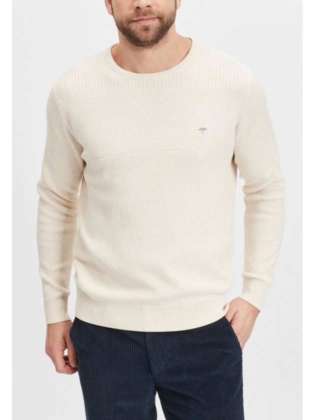 FYNCH HATTON KNITWEAR ECRU