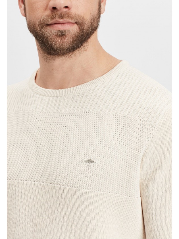 FYNCH HATTON KNITWEAR ECRU
