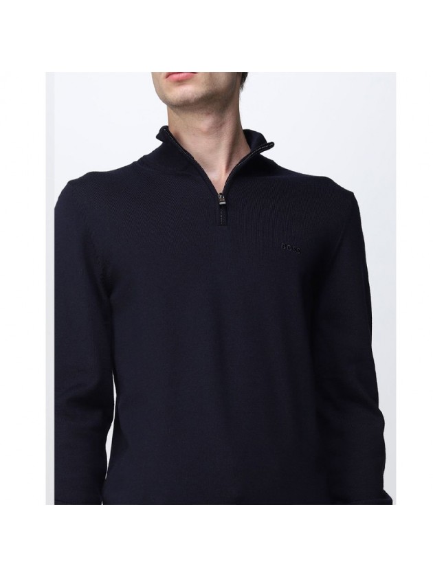 BOSS ΠΛΕΚΤΟ ΛΟΥΠΕΤΟ ΜΠΛΕ REGULAR FIT