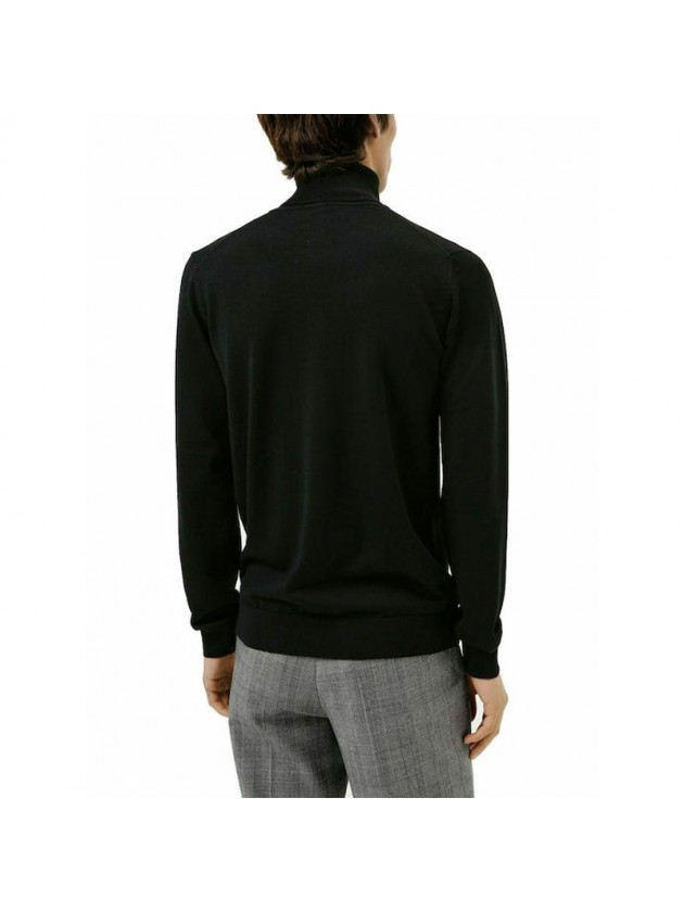 BOSS ΠΛΕΚΤΟ ΖΙΒΑΓΚΟ ΜΑΥΡΟ REGULAR FIT