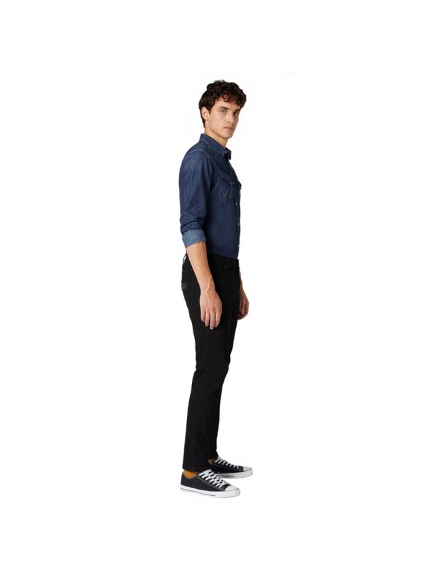 WRANGLER ΠΑΝΤΕΛΟΝΙ JEAN GREENSBORO ΜΑΥΡΟ