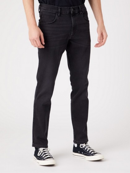 WRANGLER ΠΑΝΤΕΛΟΝΙ JEAN GREENSBORO ΜΑΥΡΟ SLIM FIT