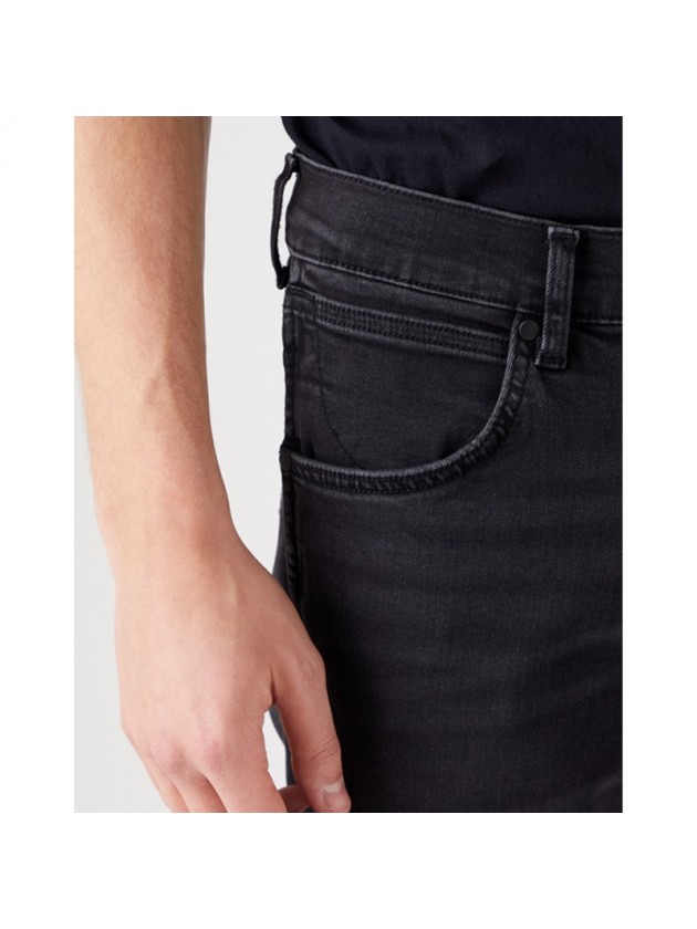 WRANGLER ΠΑΝΤΕΛΟΝΙ JEAN GREENSBORO ΜΑΥΡΟ SLIM FIT