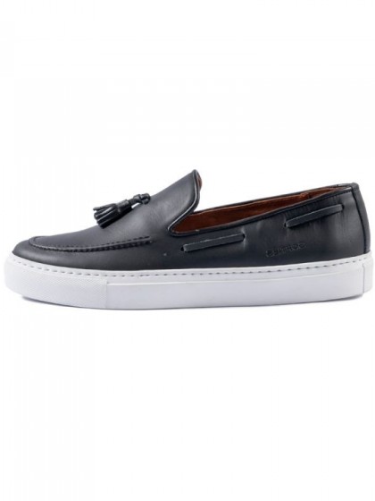 SOFTIES LEATHER SHOE LOAFER BLACK