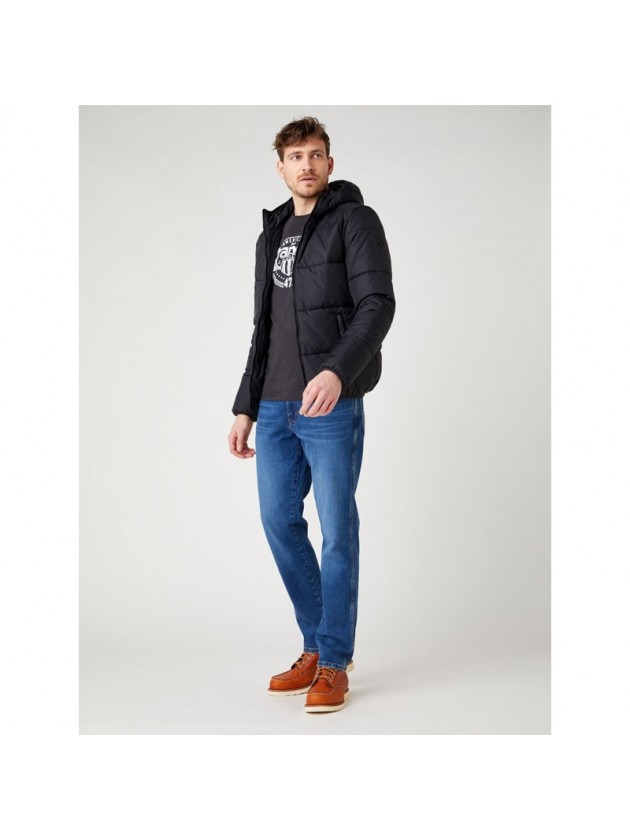 WRANGLER JACKET WITH HOODIE BLACK