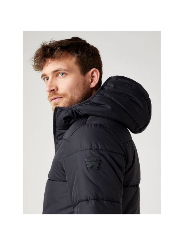 WRANGLER JACKET WITH HOODIE BLACK