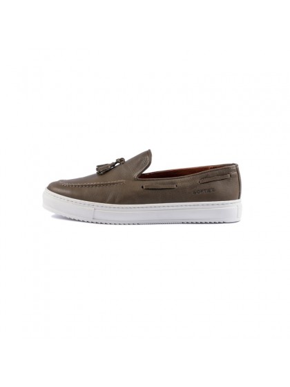 SOFTIES ΔΕΡΜΑΤΙΝΟ ΠΑΠΟΥΤΣΙ LOAFER ΛΑΔΙ