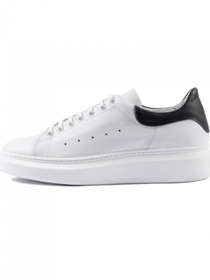 SOFTIES LEATHER SHOE SNEAKER WHITE