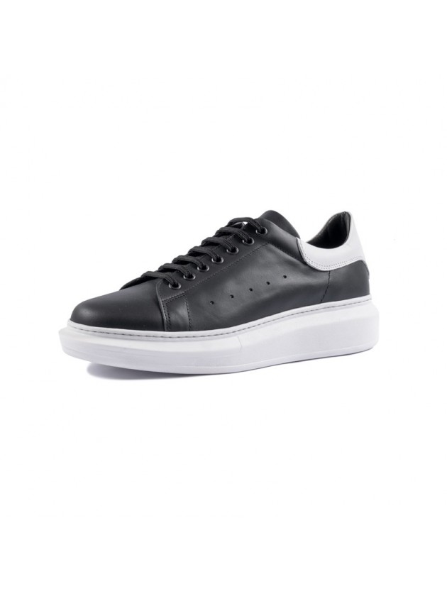 SOFTIES LEATHER SHOE SNEAKER BLACK
